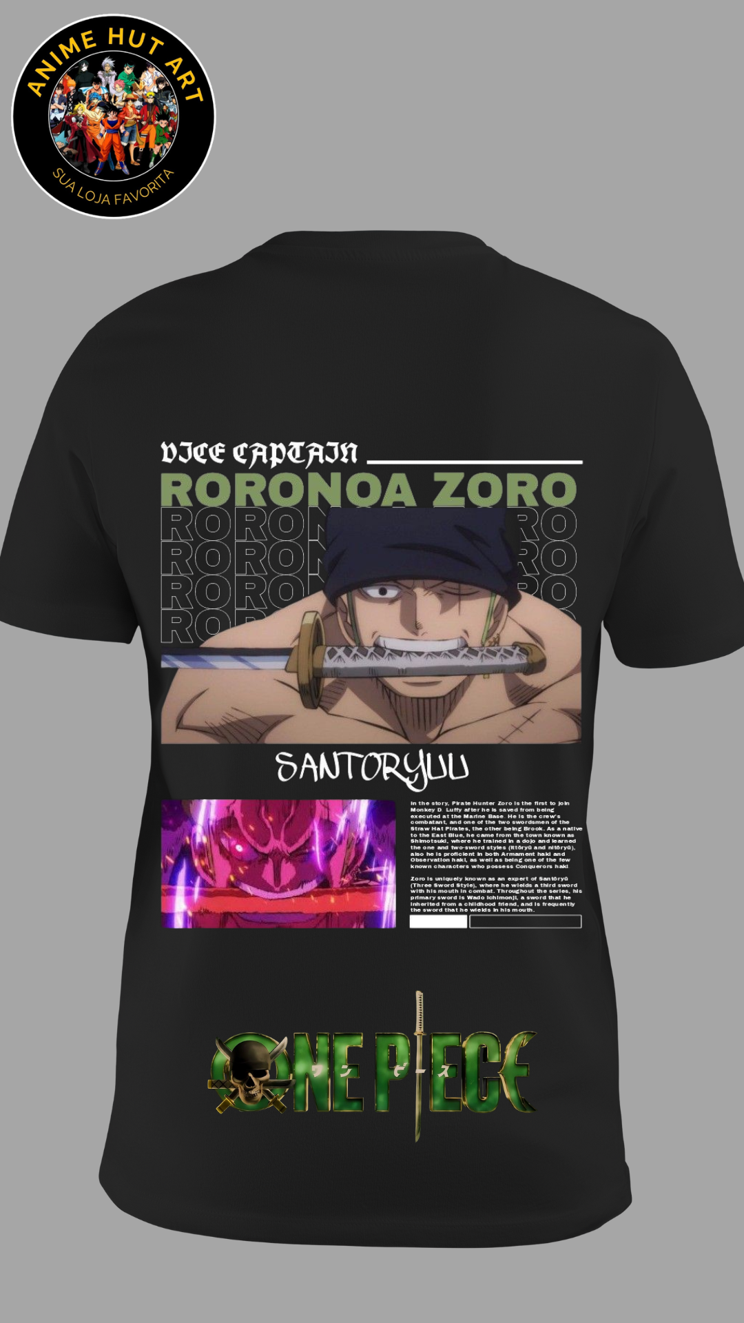 Exclusive T-Shirt - Roronoa Zoro Edition 2