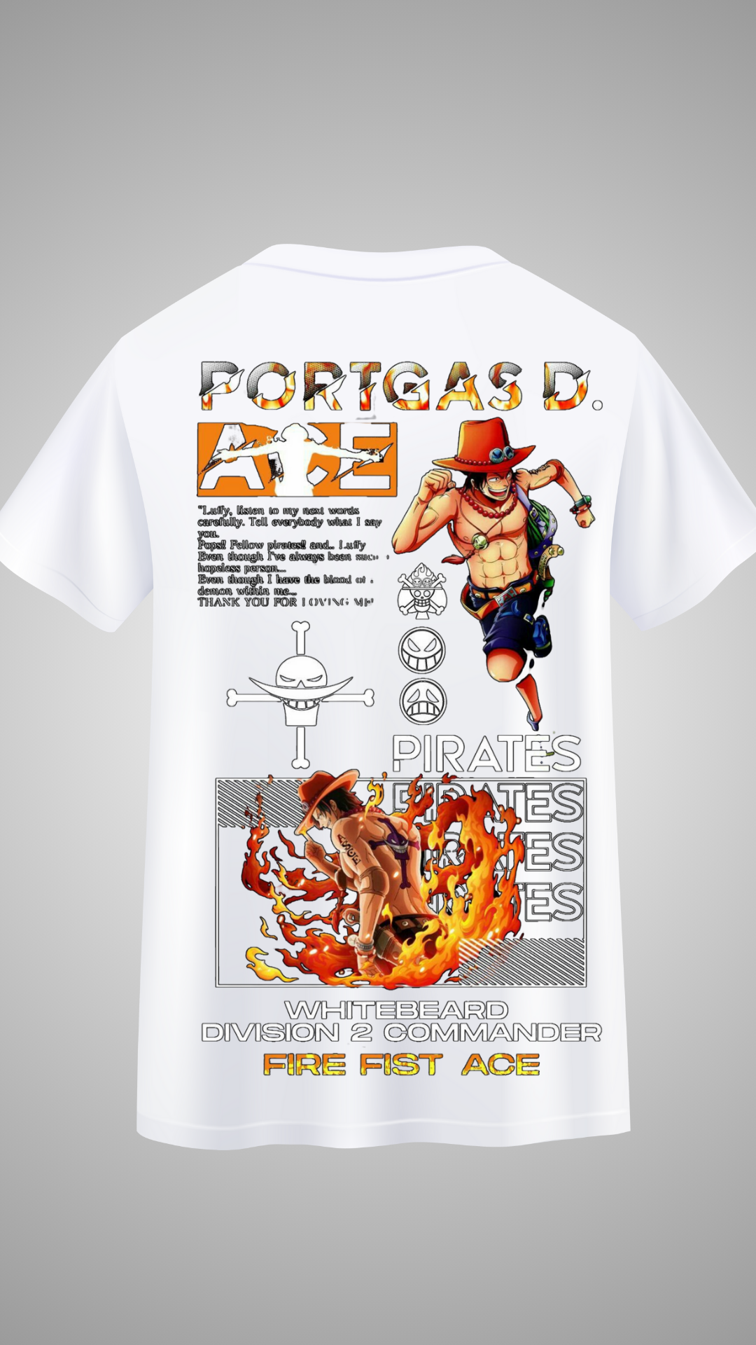 Exclusive T-Shirt - Portgas D. Ace Edition 2